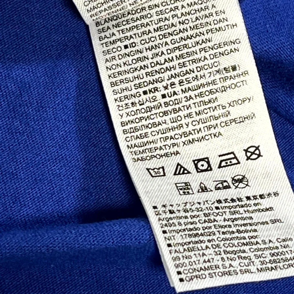Gap Wu-Tang New York Clan T Shirt Men Large Blue Graphic‎ Print Cotton Crew Neck